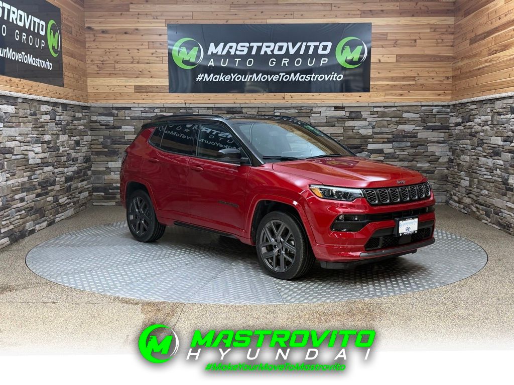 Red Hot Pearlcoat 2024 Jeep Compass SUV / Crossover Four-Wheel Drive 8-Speed Automatic