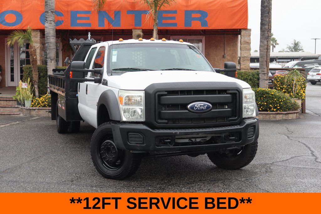 Oxford White 2011 Ford F-550 Super Duty Pickup Truck 6-Speed Automatic Overdrive