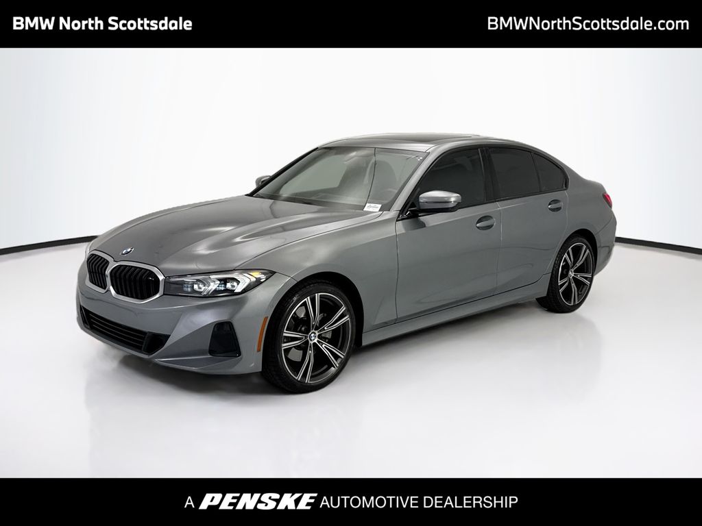 Skyscraper Gray Metallic 2023 BMW 3 Series 330i RWD Sedan Rear-Wheel Drive 8-Speed Automatic