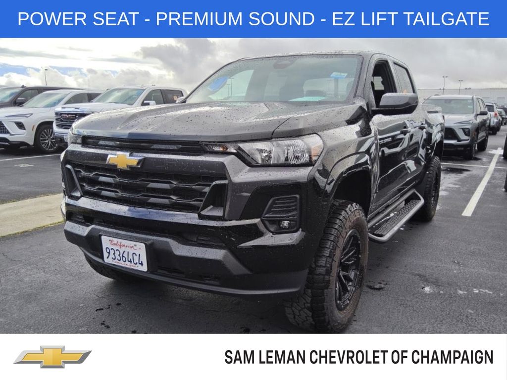 Black 2024 Chevrolet Colorado LT Crew Cab 4WD Pickup Truck Four-Wheel Drive 8-Speed Automatic