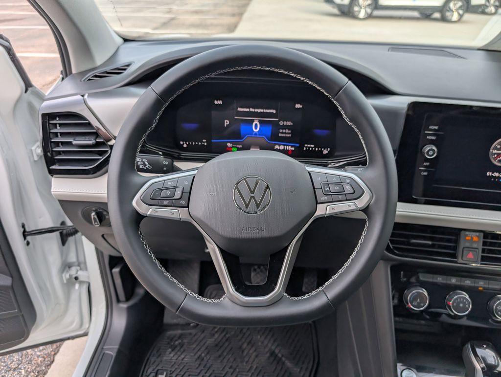2026 Volkswagen Taos 1.5T S White at Texan Dodge Chrysler Jeep Ram