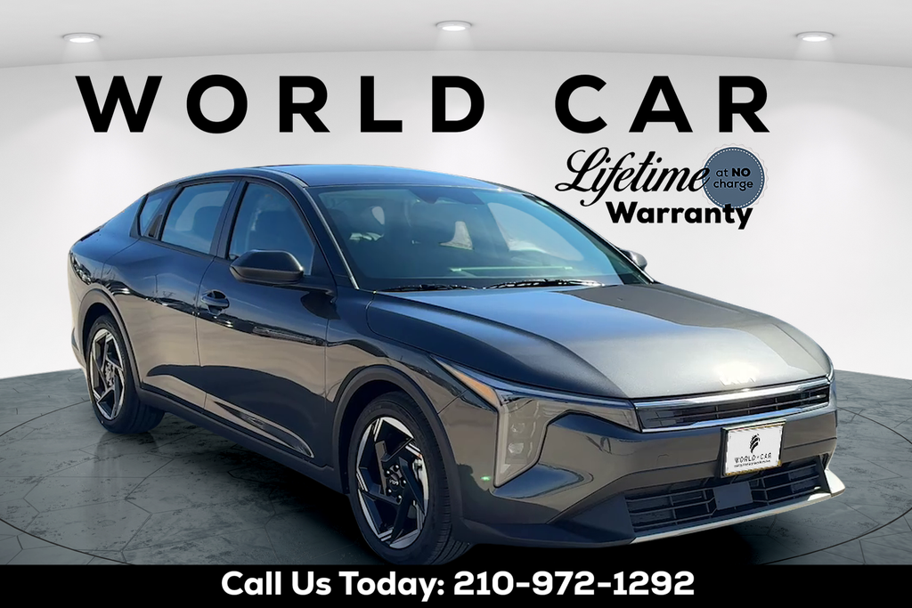 Interstellar Gray 2026 Kia K4 EX FWD Sedan Front-Wheel Drive Continuously Variable Transmission