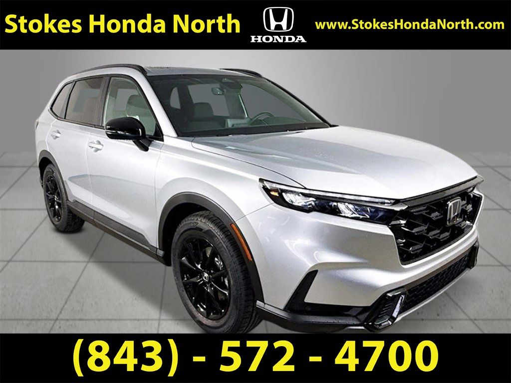 2026 Honda CR-V Hybrid Sport-L Silver at Stokes Honda North