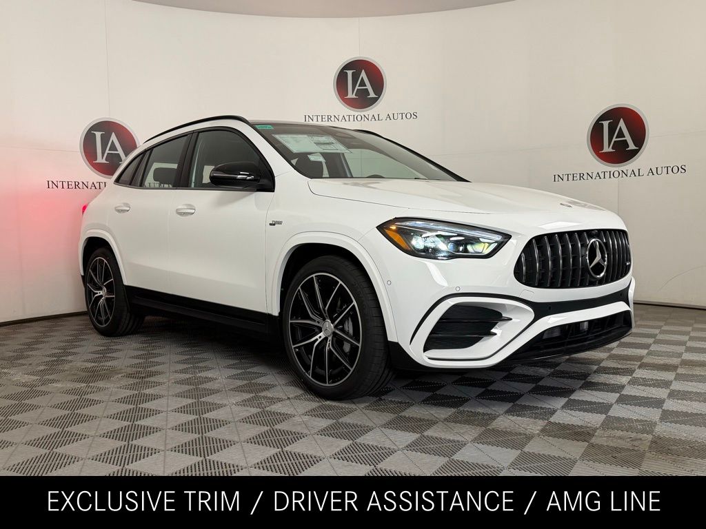 Polar White 2026 Mercedes-Benz GLA AMG 35 4MATIC SUV / Crossover All-Wheel Drive 8-Speed Automatic