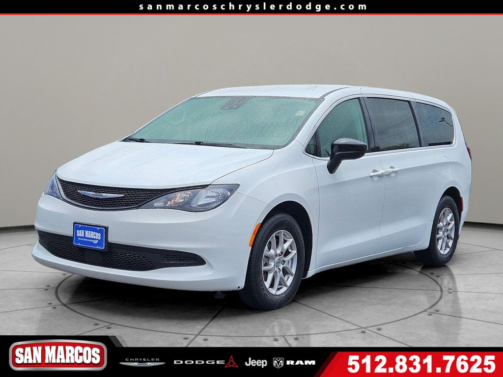 Bright White Clearcoat 2024 Chrysler Voyager LX FWD Minivan Front-Wheel Drive 9-Speed Automatic