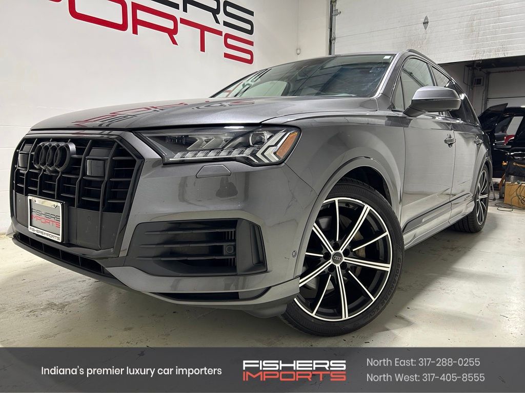 Gray Metallic 2020 Audi Q7 SUV / Crossover All-Wheel Drive 8-Speed Automatic