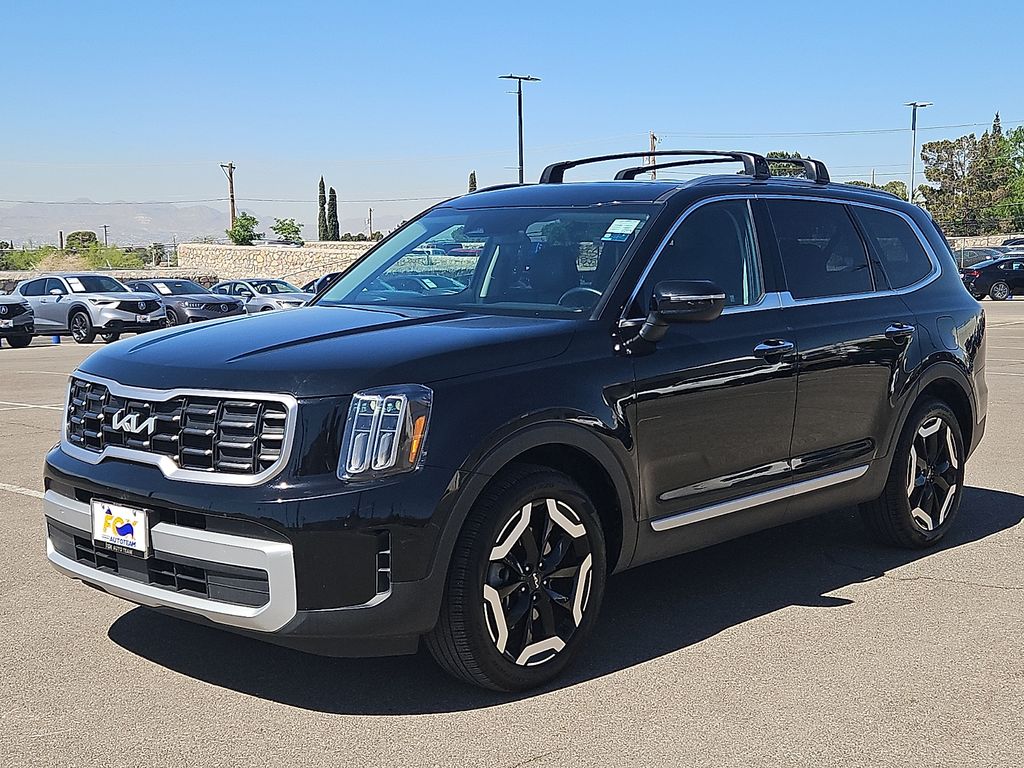 Ebony Black 2025 Kia Telluride S AWD SUV / Crossover All-Wheel Drive 8-Speed Automatic