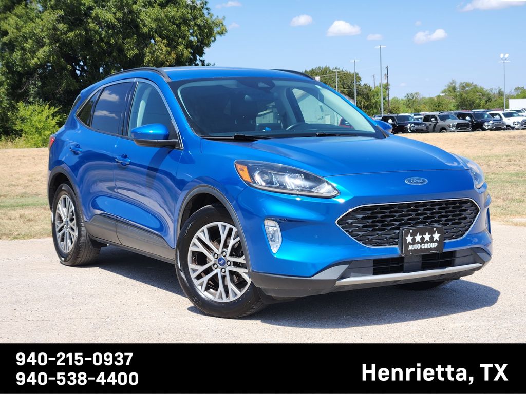 Blue Metallic 2021 Ford Escape SUV / Crossover Front-Wheel Drive 8-Speed Automatic