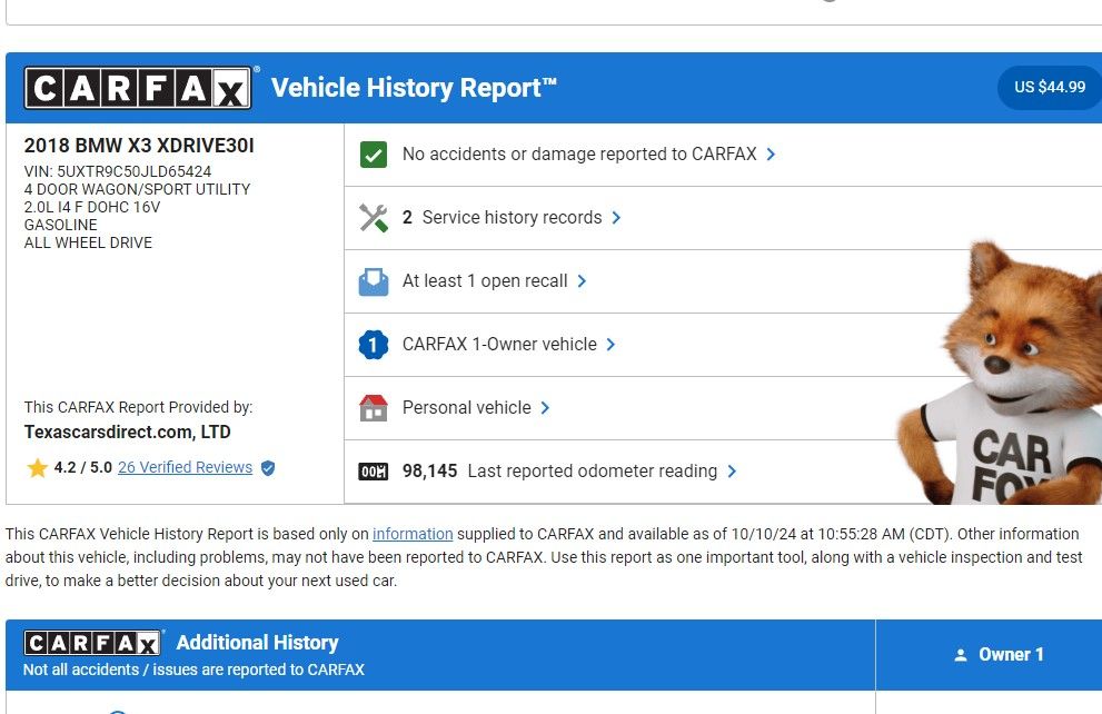 2018 BMW X3 xDrive30i 10