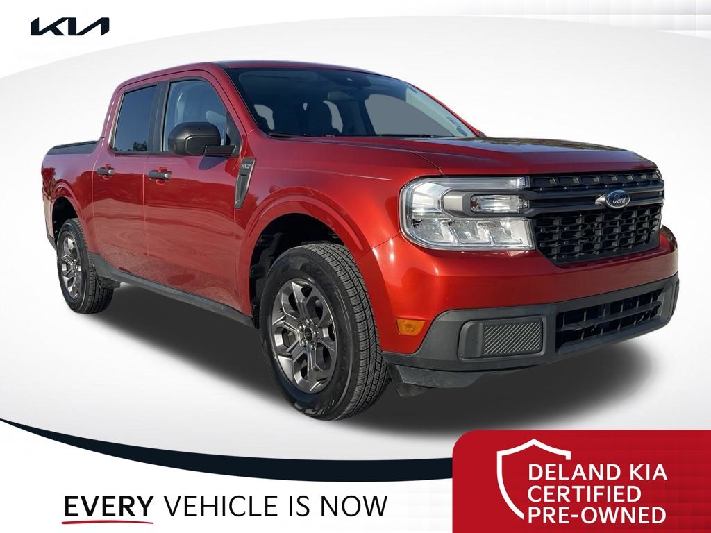 Chili Pepper Red 2023 Ford Maverick Pickup Truck Front-Wheel Drive Continuously Variable Transmission