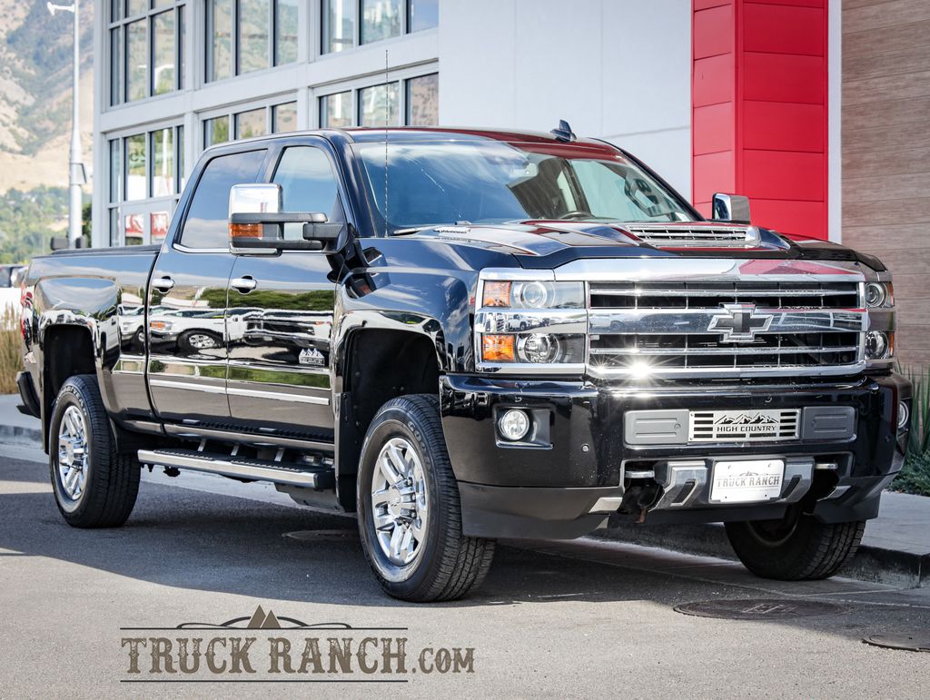Black 2019 Chevrolet Silverado 3500HD Pickup Truck Four-Wheel Drive 6-Speed Automatic