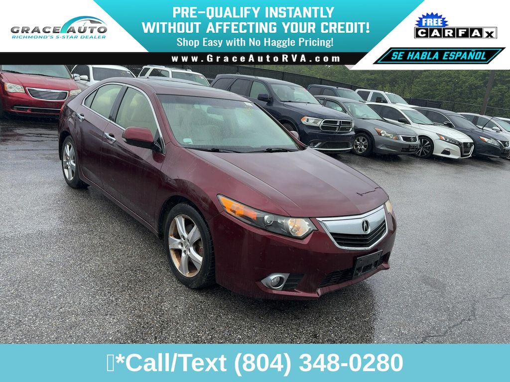 Basque Red Pearl 2012 Acura TSX Sedan FWD Sedan Front-Wheel Drive 5-Speed Automatic