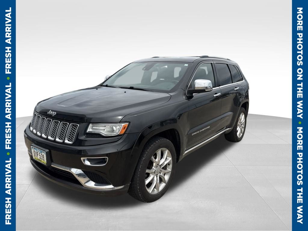 Brilliant Black Crystal Pearlcoat 2014 Jeep Grand Cherokee Summit 4WD SUV / Crossover Four-Wheel Drive 8-Speed Automatic