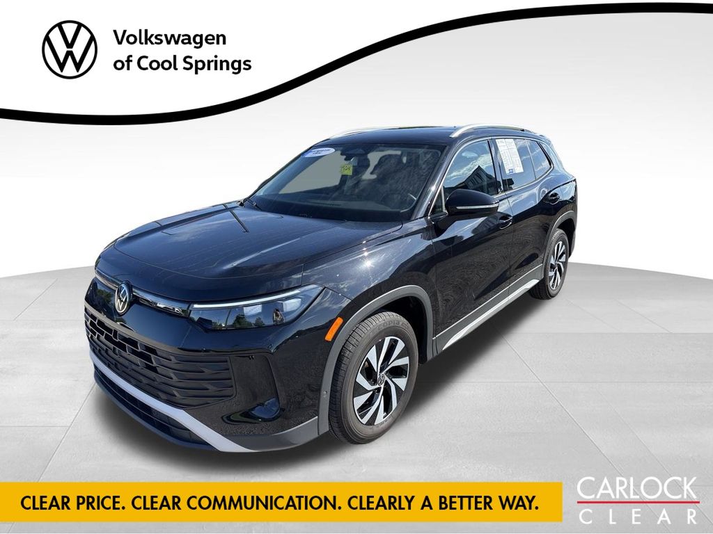 Deep Black Pearl 2025 Volkswagen Tiguan S FWD SUV / Crossover Front-Wheel Drive 8-Speed Automatic