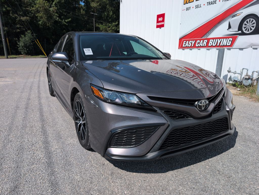 Predawn Gray Mica 2024 Toyota Camry Sedan Front-Wheel Drive 8-Speed Automatic