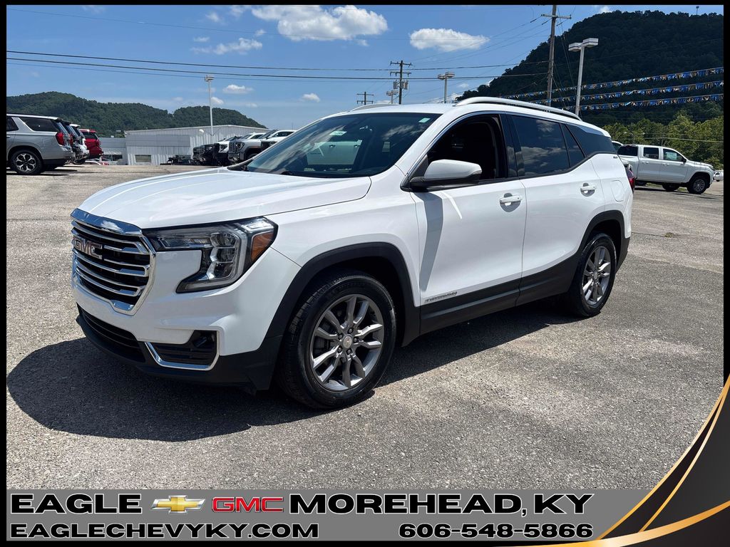 Summit White 2022 GMC Terrain SUV / Crossover Front-Wheel Drive 9-Speed Automatic