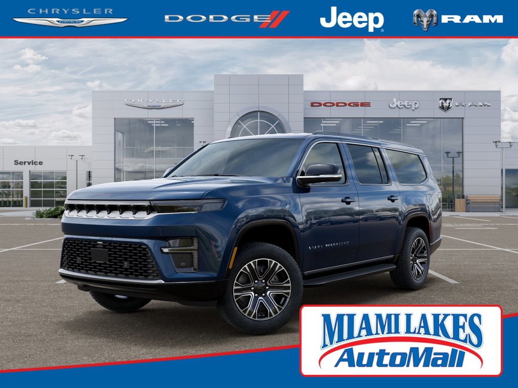 Fathom Blue Pearlcoat 2026 Jeep Grand Wagoneer L RWD SUV / Crossover 4X2 8-Speed Automatic