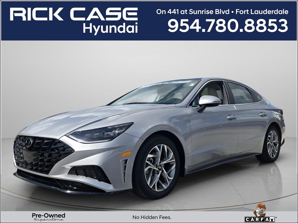 Curated Silver 2023 Hyundai Sonata Sedan Front-Wheel Drive 8-Speed Automatic
