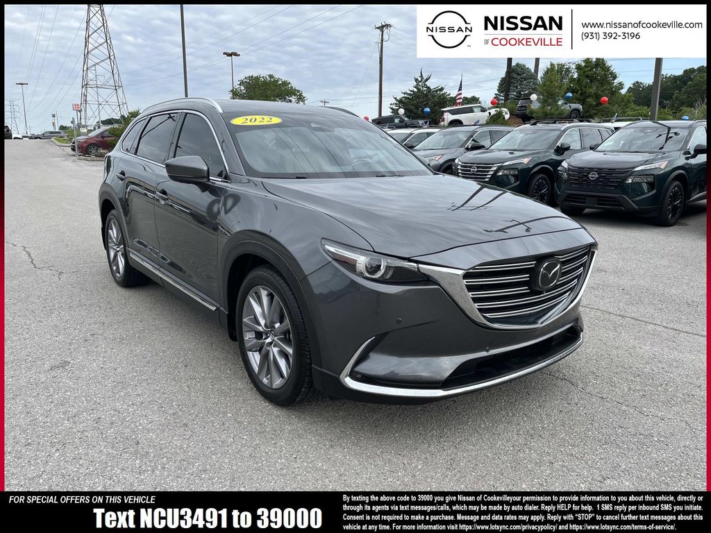 Machine Gray 2022 Mazda CX-9 Grand Touring AWD SUV / Crossover All-Wheel Drive 6-Speed Automatic