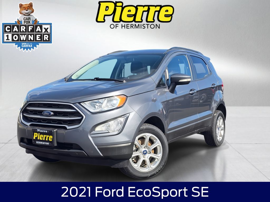 Silver (Smoke Metallic) 2021 Ford EcoSport SUV / Crossover All-Wheel Drive 6-Speed Automatic