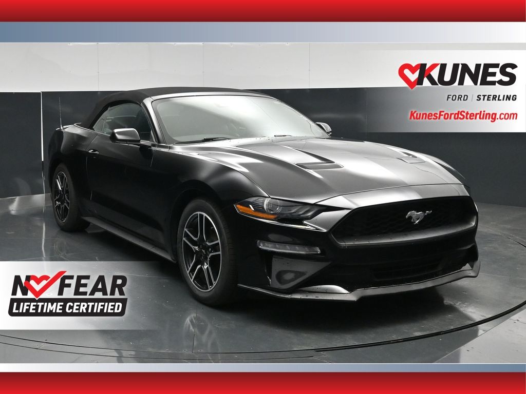 Shadow Black 2022 Ford Mustang Convertible Rear-Wheel Drive Automatic