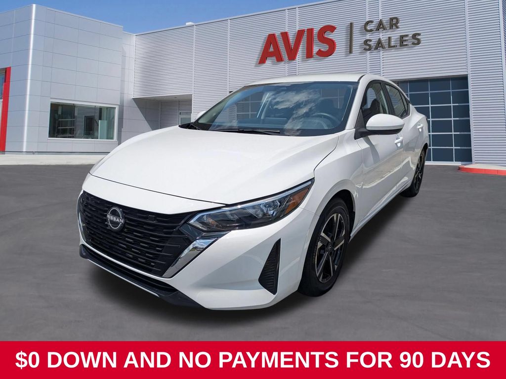 White (Fresh Powder) 2025 Nissan Sentra Sedan Front-Wheel Drive Continuously Variable Transmission
