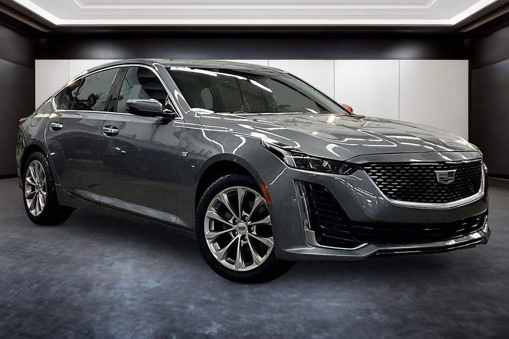 Gray (Satin Steel Metallic) 2020 Cadillac CT5 Premium Luxury Sedan AWD Sedan All-Wheel Drive Automatic