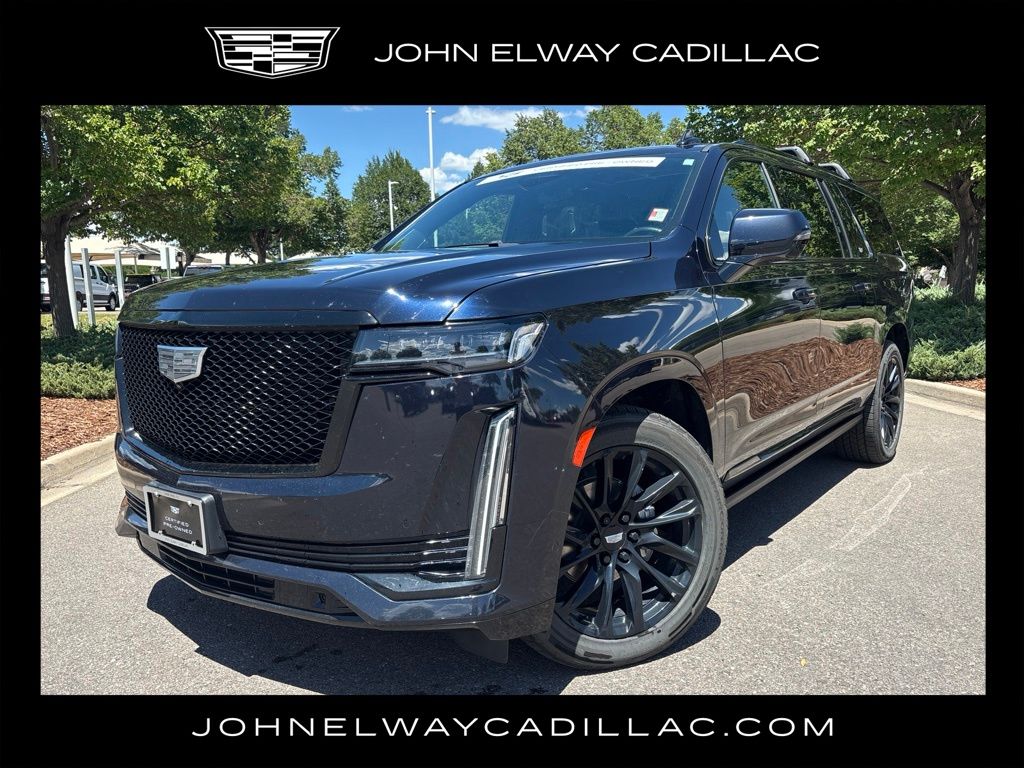 Dark Moon Blue Metallic 2022 Cadillac Escalade ESV SUV / Crossover Four-Wheel Drive