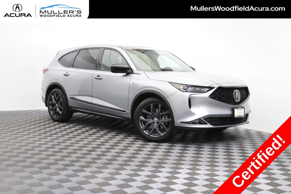 Lunar Silver Metallic 2024 Acura MDX SUV / Crossover All-Wheel Drive Automatic
