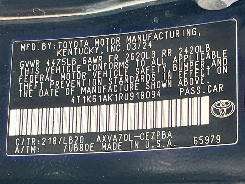 Used 2024 Black Toyota XSE image 30