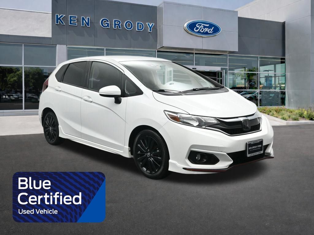 White Orchid Pearl 2018 Honda Fit Sport with Honda Sensing Hatchback Front-Wheel Drive Continuously Variable Transmission