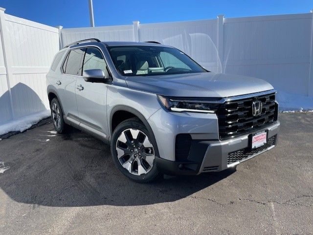 Solar Silver Metallic 2026 Honda Pilot Elite AWD SUV / Crossover All-Wheel Drive Automatic