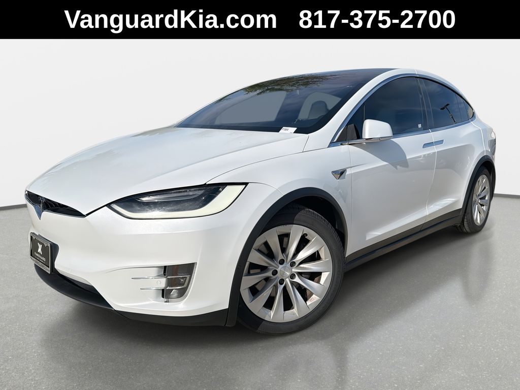 Pearl White Multi-Coat 2018 Tesla Model X 100D AWD SUV / Crossover All-Wheel Drive 1-Speed Automatic