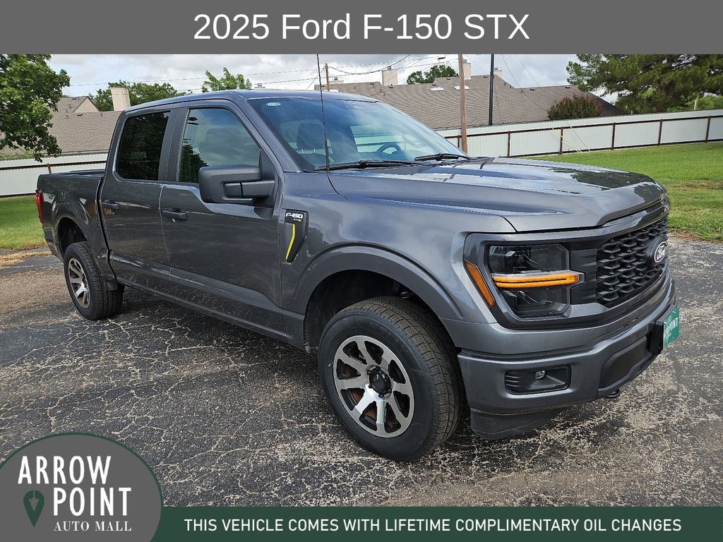 Gray Metallic 2025 Ford F-150 Pickup Truck Four-Wheel Drive Automatic