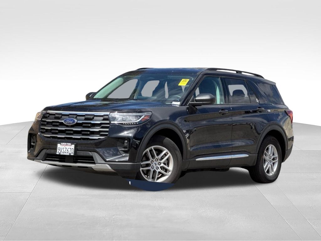 Black Metallic 2025 Ford Explorer SUV / Crossover Rear-Wheel Drive Automatic