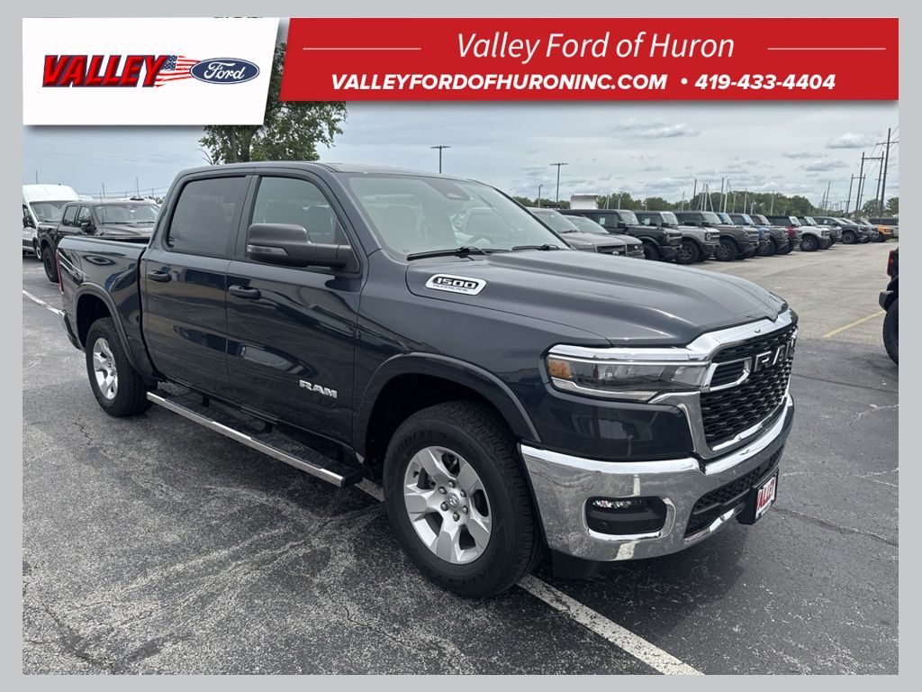 Forged Blue Metallic 2026 RAM 1500 Pickup Truck Four-Wheel Drive 8-Speed Automatic