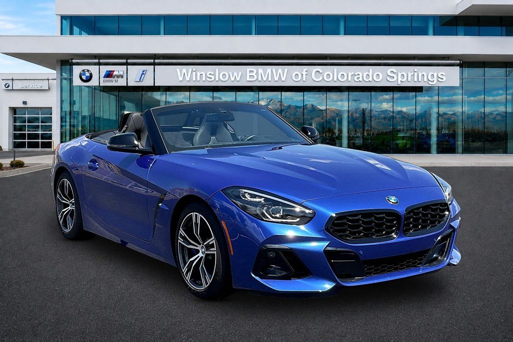 Blue Metallic 2026 BMW Z4 Convertible Rear-Wheel Drive 8-Speed Automatic