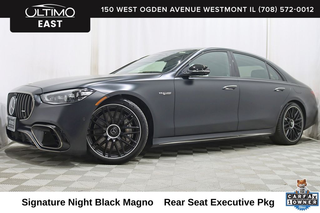 MANUFAKTUR Signature Night Black Magno 2024 Mercedes-Benz S-Class Sedan All-Wheel Drive 9-Speed Automatic
