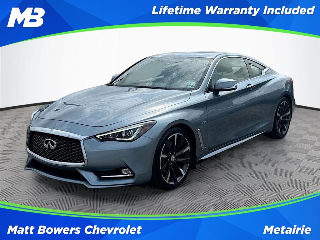Hagane Blue 2017 INFINITI Q60 Coupe Rear-Wheel Drive 7-Speed Automatic