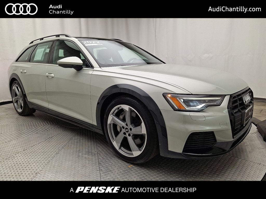 Silver Metallic 2022 Audi A6 Allroad Wagon All-Wheel Drive 7-Speed Automatic