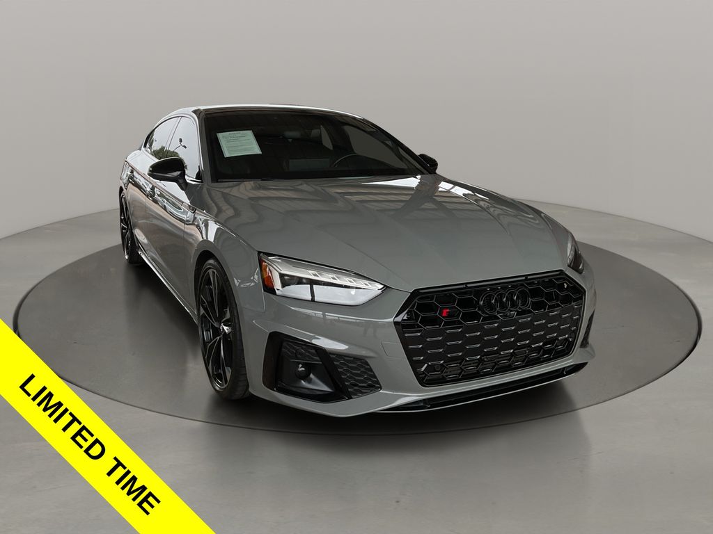 Daytona Gray Pearl Effect 2022 Audi S5 Sportback Sedan All-Wheel Drive 8-Speed Automatic