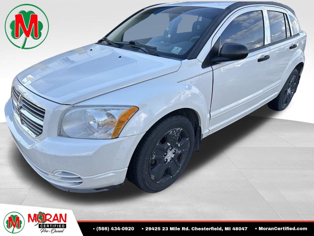 Stone White Clearcoat 2007 Dodge Caliber Hatchback Front-Wheel Drive Continuously Variable Transmission
