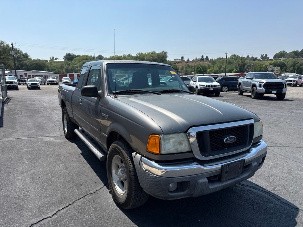 Dark Shadow Gray Clearcoat Metallic 2005 Ford Ranger Pickup Truck Four-Wheel Drive 5-Speed Automatic