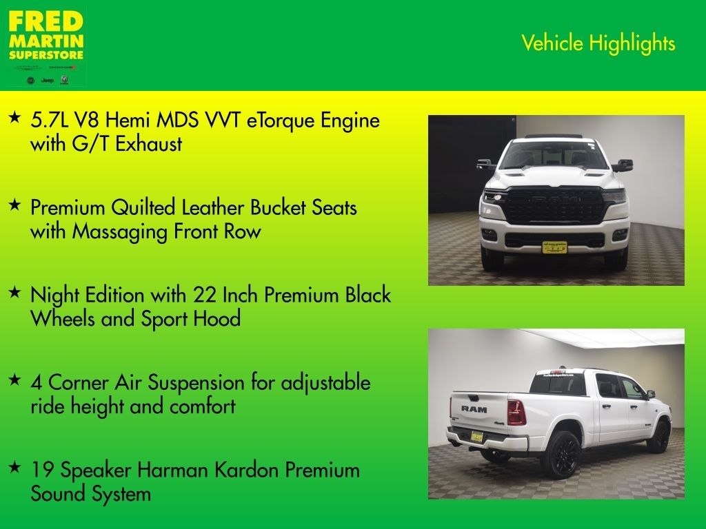 new 2026 Ram 1500 car, priced at $71,461