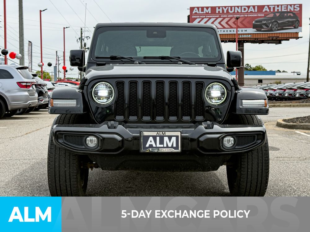 Used 2022 Black Clearcoat Jeep Unlimited Sahara High Altitude image 3