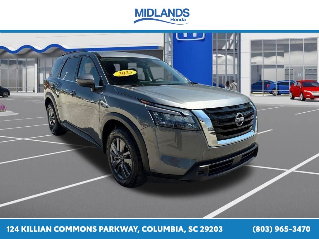 Gray (Gun Metallic) 2025 Nissan Pathfinder SV FWD SUV / Crossover Front-Wheel Drive 9-Speed Automatic