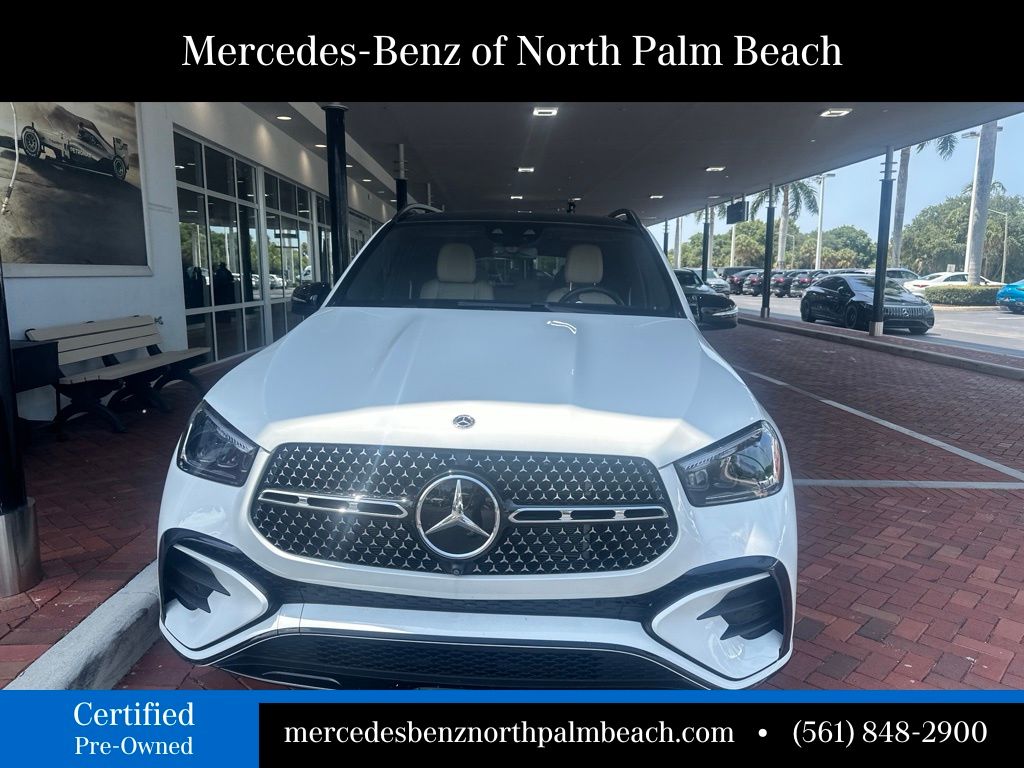 Certified Used 2024 White Mercedes-Benz GLE 450 image 2