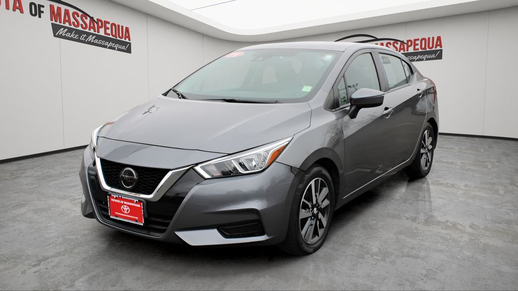 Gray (Gun Metallic) 2021 Nissan Versa SV FWD Sedan Front-Wheel Drive Continuously Variable Transmission