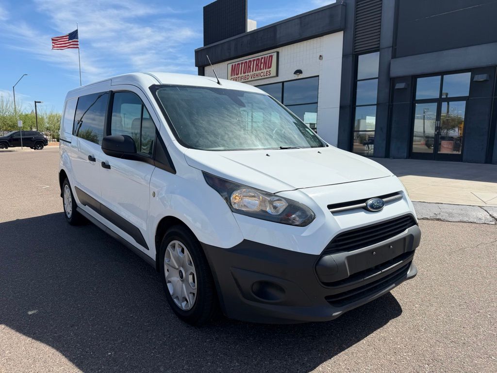Frozen White 2017 Ford Transit Connect Cargo XL LWB FWD with Rear Cargo Doors Van Front-Wheel Drive 6-Speed Automatic