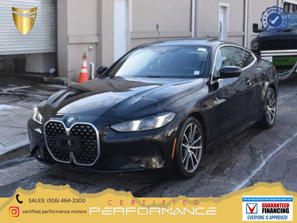 Jet Black 2022 BMW 4 Series 430i Coupe RWD Coupe Rear-Wheel Drive 8-Speed Automatic